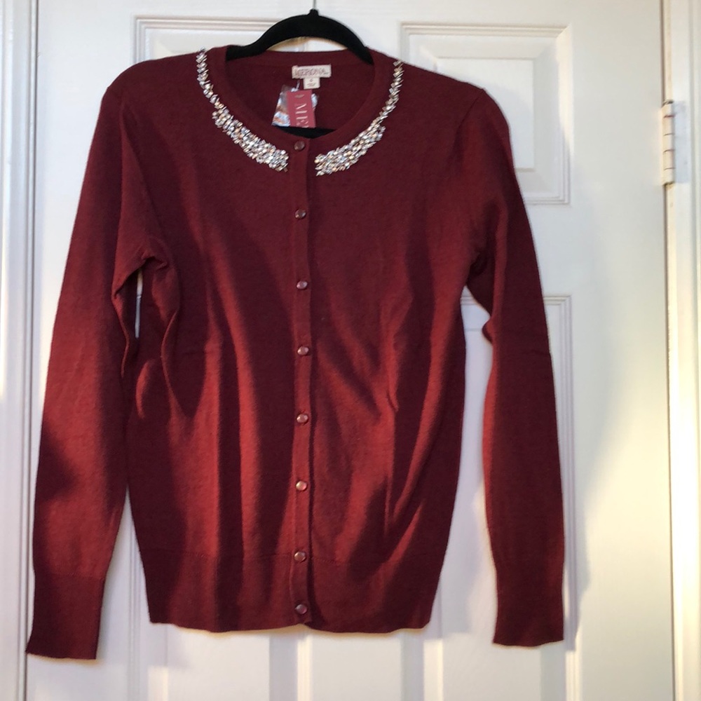 Sparkly buttoned down sweater